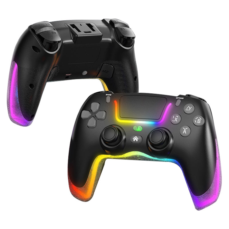 P07 Dazzle Lighting Wireless Bluetooth Controller for PS4 Game Console Handle without Stand P07 Dazzle Lighting Wireless Bluetooth Controller for PS4 Game Console Handle without Stand